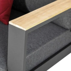 Canapé 3 Places Emperia Graphite Hespéride -Mobilier Pleinair canape 3 places emperia graphite hesperide 3