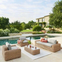 Canapé De Salon De Jardin Savinia Coloris Tahini Hespéride -Mobilier Pleinair canape de salon de jardin savinia coloris tahini hesperide 2