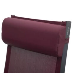 Chaise Longue Decima Hespéride Bordeaux/graphite -Mobilier Pleinair chaise long decima hesperide bordeaux 4