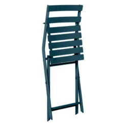Chaise Métal Pliante Greensboro Bleu Pétrole Hespéride -Mobilier Pleinair chaise metal pliante greensboro bleu petrole hesperide 2