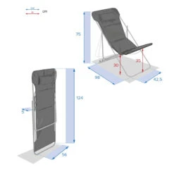 Chilienne Bilbao Coloris Bleu Lagon Neka -Mobilier Pleinair chilienne bilbao coloris bleu lagon hesperide 3