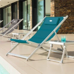 Chilienne Honolulu Bleu Canard Hespéride -Mobilier Pleinair chilienne honolulu bleu canard hesperide 1 3