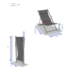 Chilienne Inclinable Honolulu Gris Ardoise Hespéride 13 Chilienne Inclinable Honolulu Gris Ardoise Hespéride -Mobilier Pleinair chilienne inclinable honolulu gris ardoise hesperide 6