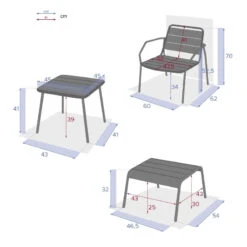 Ensemble Extérieur Duo Relax Phuket Bleu Canard Hespéride 13 Ensemble Extérieur Duo Relax Phuket Bleu Canard Hespéride -Mobilier Pleinair ensemble exterieur duo relax phuket bleu canard hesperide 6