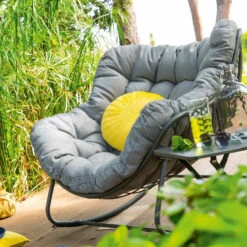 Fauteuil Bascule Extérieur Paopao Hespéride -Mobilier Pleinair fauteuil bascule exterieur paopao hesperide 3