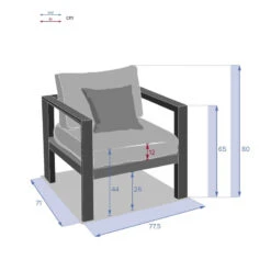 Fauteuil De Jardin Evasion Tonka Hespéride -Mobilier Pleinair fauteuil de jardin evasion tonka hesperide 4