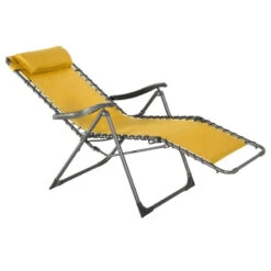 Fauteuil Détente D'extérieur Hespéride Silos Jaune Moutarde -Mobilier Pleinair fauteuil detente d exterieur hesperide silos jaune moutarde 1 2