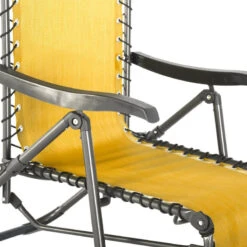 Fauteuil Détente D'extérieur Hespéride Silos Jaune Moutarde -Mobilier Pleinair fauteuil detente d exterieur hesperide silos jaune moutarde 1 3