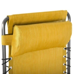 Fauteuil Détente D'extérieur Hespéride Silos Jaune Moutarde -Mobilier Pleinair fauteuil detente d exterieur hesperide silos jaune moutarde 1 4