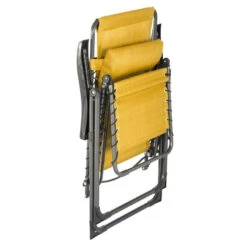 Fauteuil Détente D'extérieur Hespéride Silos Jaune Moutarde -Mobilier Pleinair fauteuil detente d exterieur hesperide silos jaune moutarde 1 5
