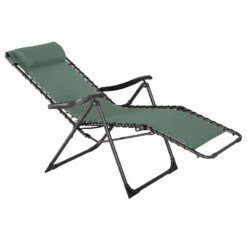Fauteuil Détente D'extérieur Hespéride Silos Vert Olive -Mobilier Pleinair fauteuil detente d exterieur hesperide silos vert olive 1 2