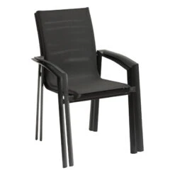Fauteuil Extérieur Axant Anthracite/graphite Hespéride -Mobilier Pleinair fauteuil exterieur axant anthracitegraphite hesperide 1 2