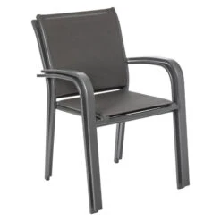 Fauteuil Extérieur Essentia Anthracite/graphite Hespéride -Mobilier Pleinair fauteuil exterieur essentia anthracite graphite hesperide 3