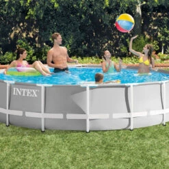 Piscine Prism Frame Ronde 4,57 X 1,07 M Intex -Mobilier Pleinair kit piscine tubulaire avec accessoires 2