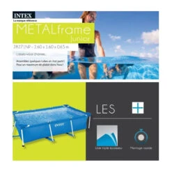 Piscine Tubulaire Rectangle 2,60 X 1,60 X 0,65 M Intex -Mobilier Pleinair piscine tubulaire rectangle 260 x 160 x 065 m intex 2