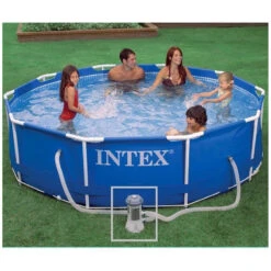 Piscine Tubulaire Ronde Intex 3,05 X 0,76 M -Mobilier Pleinair piscine tubulaire ronde intex 305 x 076 m 2