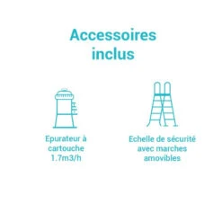 Piscine Tubulaire Ronde Prism Intex 3,66 X 0,99 M Avec Accessoires Intex -Mobilier Pleinair piscine tubulaire ronde prism intex 366 x 099 m avec accessoires intex 2