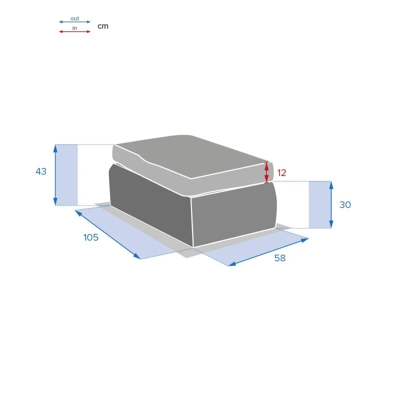 Pouf Extérieur Moorea Hespéride Savana 4 Pouf Extérieur Moorea Hespéride Savana – Image 4