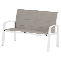 Salon De Jardin 4 Places Elyn Noisette / Blanc Hespéride -Mobilier Pleinair salon de jardin 4 places elyn noisette blanc hesperide 1 2