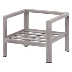 Salon De Jardin 5 Places Jauca Noisette / Gris Boisé Hespéride -Mobilier Pleinair salon de jardin 5 places jauca noisette gris boise hesperide 1 7