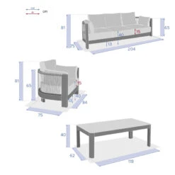 Salon De Jardin 5p Paradize Hespéride 18 Salon De Jardin 5p Paradize Hespéride -Mobilier Pleinair salon de jardin 5p paradize hesperide 8