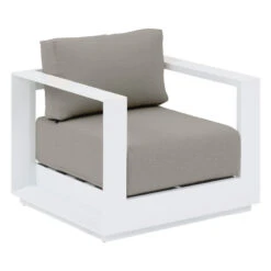 Salon De Jardin Allure Gris Minéral/blanc 5p Hespéride -Mobilier Pleinair salon de jardin allure gris mineralblanc 5p hesperide 5