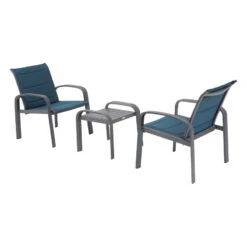 Mobilier Pleinair -Mobilier Pleinair salon de jardin duo elyn bleu canardgraphite hesperide 1