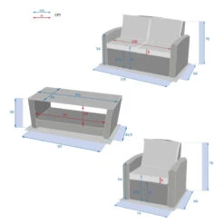 Salon De Jardin Polynésia Coloris Havane Hespéride -Mobilier Pleinair salon de jardin polynesia coloris havan hesperide 8