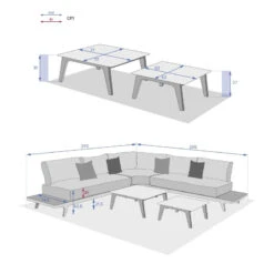 Salon De Jardin Pulpy Gris Hespéride -Mobilier Pleinair salon de jardin pulpy gris hesperide 8
