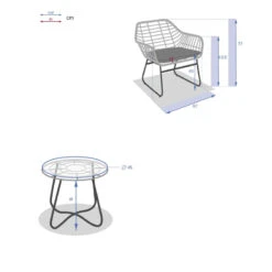 Salon Détente Extérieur Lambada 2 Places Hespéride -Mobilier Pleinair salon detente exterieur lambada 2 places hesperide 9
