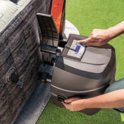 Spa Gonflable 4 Places Ardoise Carré Intex -Mobilier Pleinair spa gonflable 4 places ardoise carre intex 2