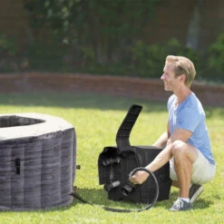 Spa Gonflable 4 Places Ardoise Carré Intex -Mobilier Pleinair spa gonflable 4 places ardoise carre intex 6