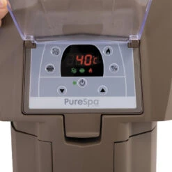 Spa Gonflable Sahara Rond 6 Places Intex -Mobilier Pleinair spa gonflable intex rond beige 6 places 4