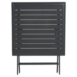 Table Alu Pliante Azua 2 Places Graphite Hespéride 7 Table Alu Pliante Azua 2 Places Graphite Hespéride -Mobilier Pleinair table aluminium azua 2 places noir graphite hesperide 2