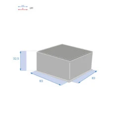 Table Basse Extérieure Carrée Savinia Coloris Tahini Hespéride 7 Table Basse Extérieure Carrée Savinia Coloris Tahini Hespéride -Mobilier Pleinair table basse exterieure carree savinia coloris tahini hesperide 3