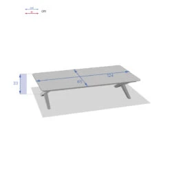 Table Basse Extérieure Embruns Praline Hespéride 5 Table Basse Extérieure Embruns Praline Hespéride -Mobilier Pleinair table basse exterieure embruns praline hesperide 2