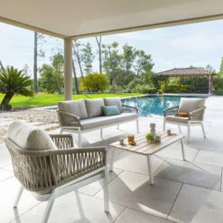 Table Basse Extérieure Oriengo Blanc Hespéride 7 Table Basse Extérieure Oriengo Blanc Hespéride -Mobilier Pleinair table basse exterieure oriengo blanc hesperide 2