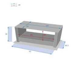 Table Basse Extérieure Polynésia Naturae Hespéride -Mobilier Pleinair table basse exterieure polynesia naturae hesperide 2