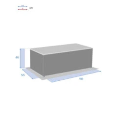 Table Basse Rectangulaire Mayari Terre D'ombre Hespéride -Mobilier Pleinair table basse rectangulaire mayari terre d ombre hesperide 2