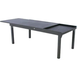 Table Rectangulaire Extensible Piazza 12 P. Graphite Hespéride -Mobilier Pleinair table rectangulaire extensible piazza 12 personnes graphite hesperide 3