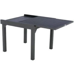 Table Rectangulaire Extensible Piazza 8 P. Graphite Hespéride -Mobilier Pleinair table rectangulaire extensible piazza 8 personnes graphite hesperide 3