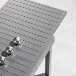 Table Rectangulaire Extensible Piazza 8 P. Graphite Hespéride -Mobilier Pleinair table rectangulaire extensible piazza 8 personnes graphite hesperide 6