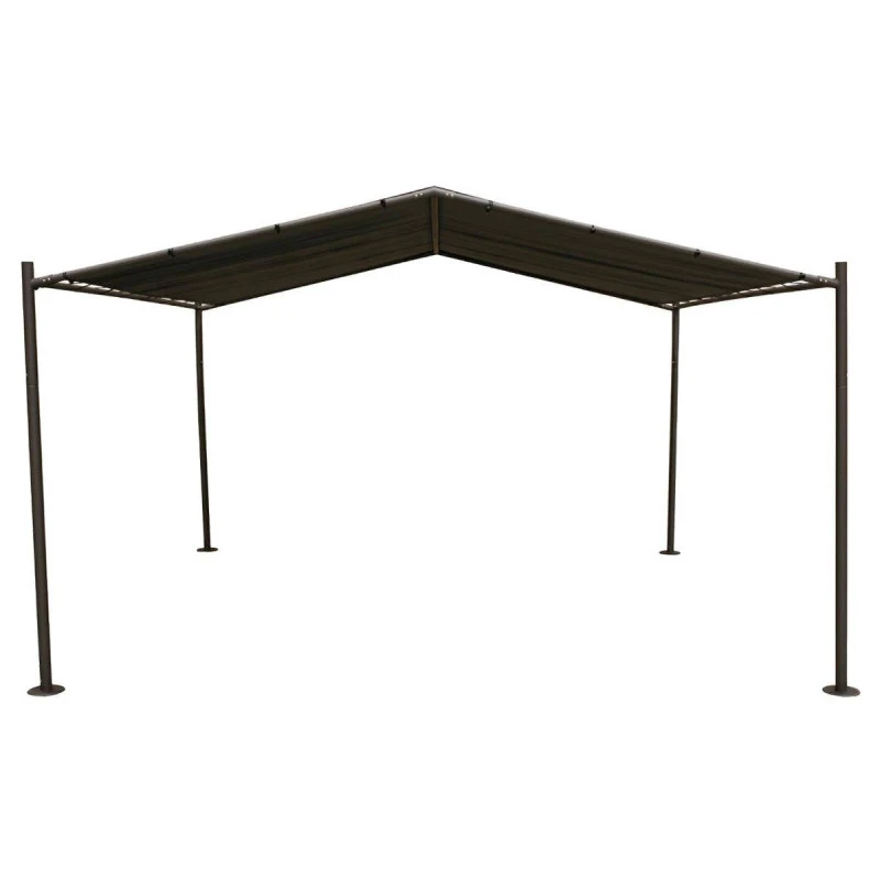 Tonnelle Certeli Carrée Forme Abri Coloris Graphite/ardoise 5 Tonnelle Certeli Carrée Forme Abri Coloris Graphite/ardoise – Image 5