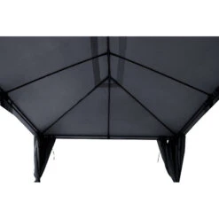 Tonnelle 3x4 M Santorini Gris Ardoise Hespéride 8 Tonnelle 3x4 M Santorini Gris Ardoise Hespéride -Mobilier Pleinair tonnelle hesperide santorini gris 3