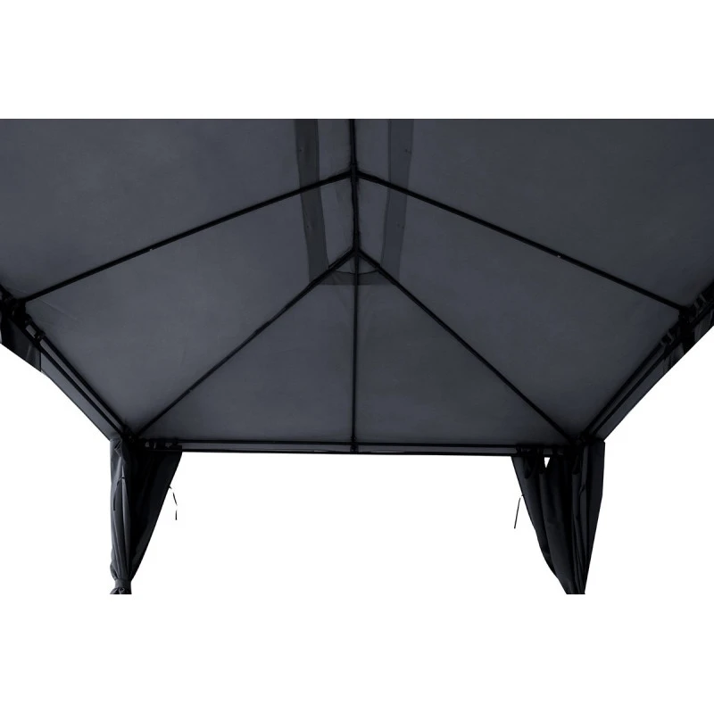 Tonnelle 3x4 M Santorini Gris Ardoise Hespéride 4 Tonnelle 3x4 M Santorini Gris Ardoise Hespéride – Image 4