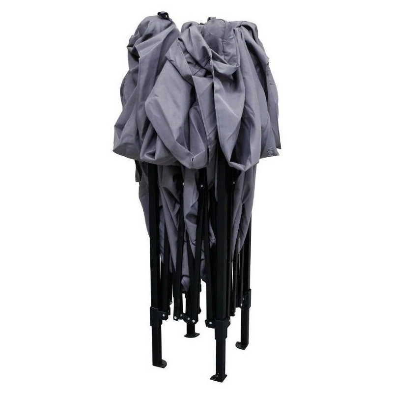 Tonnelle Pliante Carrée Hespéride 3x3m Easy Up Gris Ardoise 4 Tonnelle Pliante Carrée Hespéride 3x3m Easy Up Gris Ardoise – Image 4
