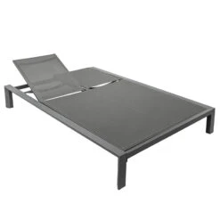 Transat Double Evasion Anthracite Et Graphite Hespéride -Mobilier Pleinair transat double evasion anthracite et graphite hesperide 1 2