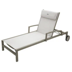 Transat Ocala Inclinable Noisette/tonka Hespéride -Mobilier Pleinair transat ocala inclinable coloris noisette taupe hesperide 5