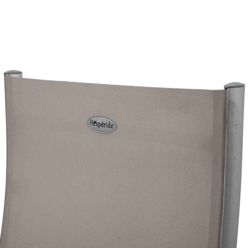 Transat Samba Pliable Et Empilable Taupe Hespéride 6 Transat Samba Pliable Et Empilable Taupe Hespéride – Image 6