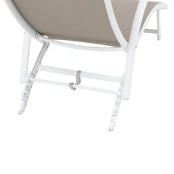 Transat Samba Pliable Noisette/blanc Hespéride -Mobilier Pleinair transat samba pliable noisetteblanc hesperide 3